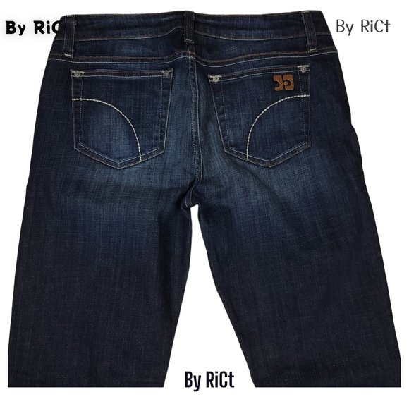 Joe's Honey Bootcut Women's Jeans Size 30x30 Mid rise Zip Stretch Blue Denim - Picture 3 of 13